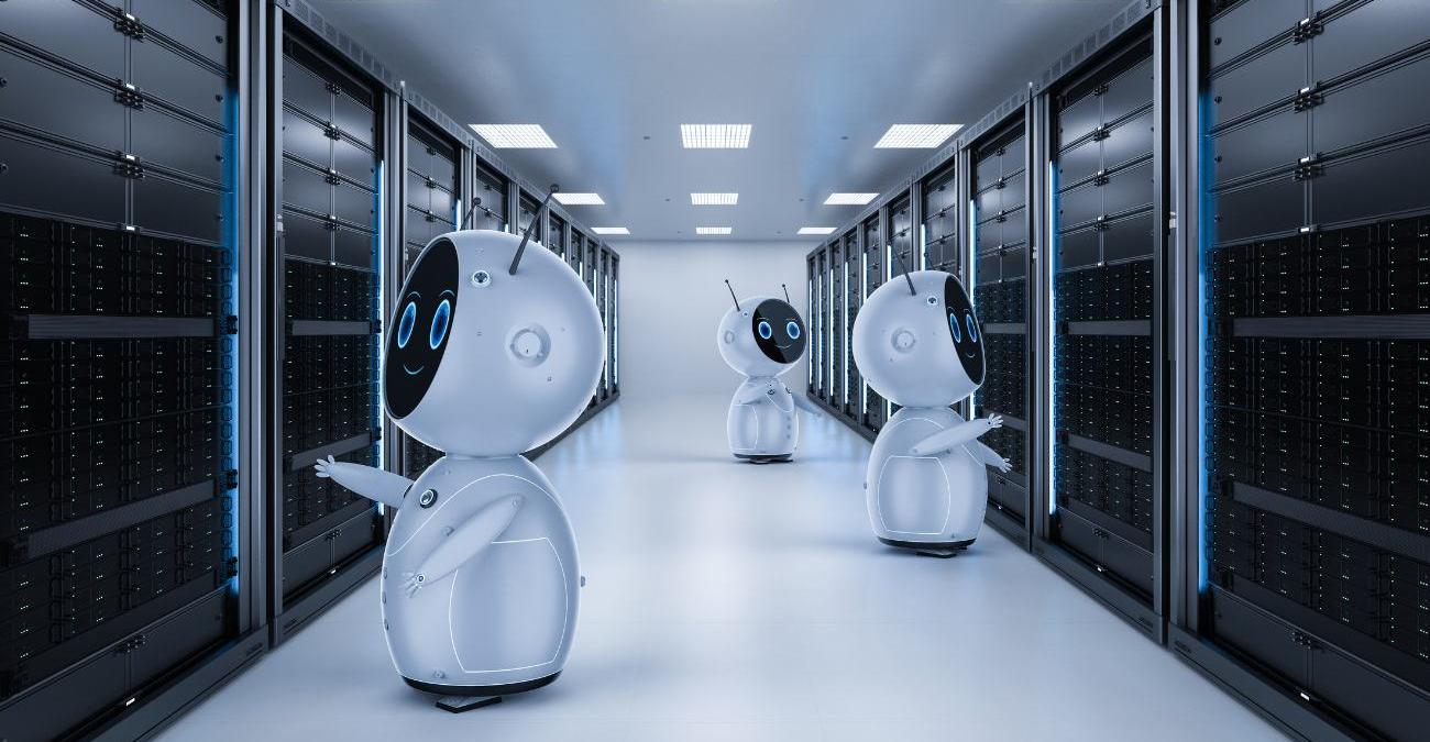 Ein weißer Raum mit einem Biedermeier-Sofa im Hintergrund. Ein Bauerarbeiter mit orangem Helm zieht ein weißes Konzertpiano durch den Raum. Ein Symbolbild für Symfony-Wartung